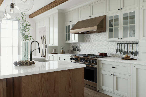 Tile pattern kitchen Three Bridges